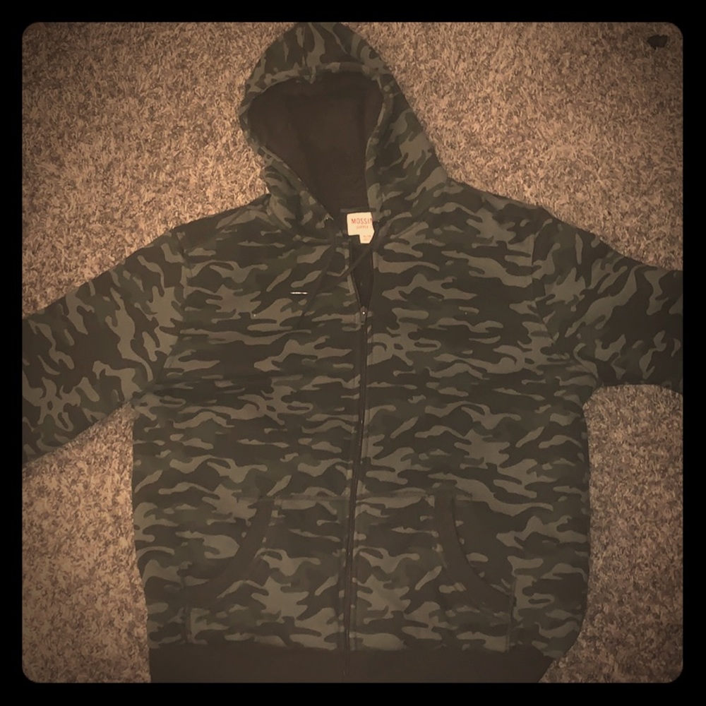 Sherpa Lined zip up hoodie